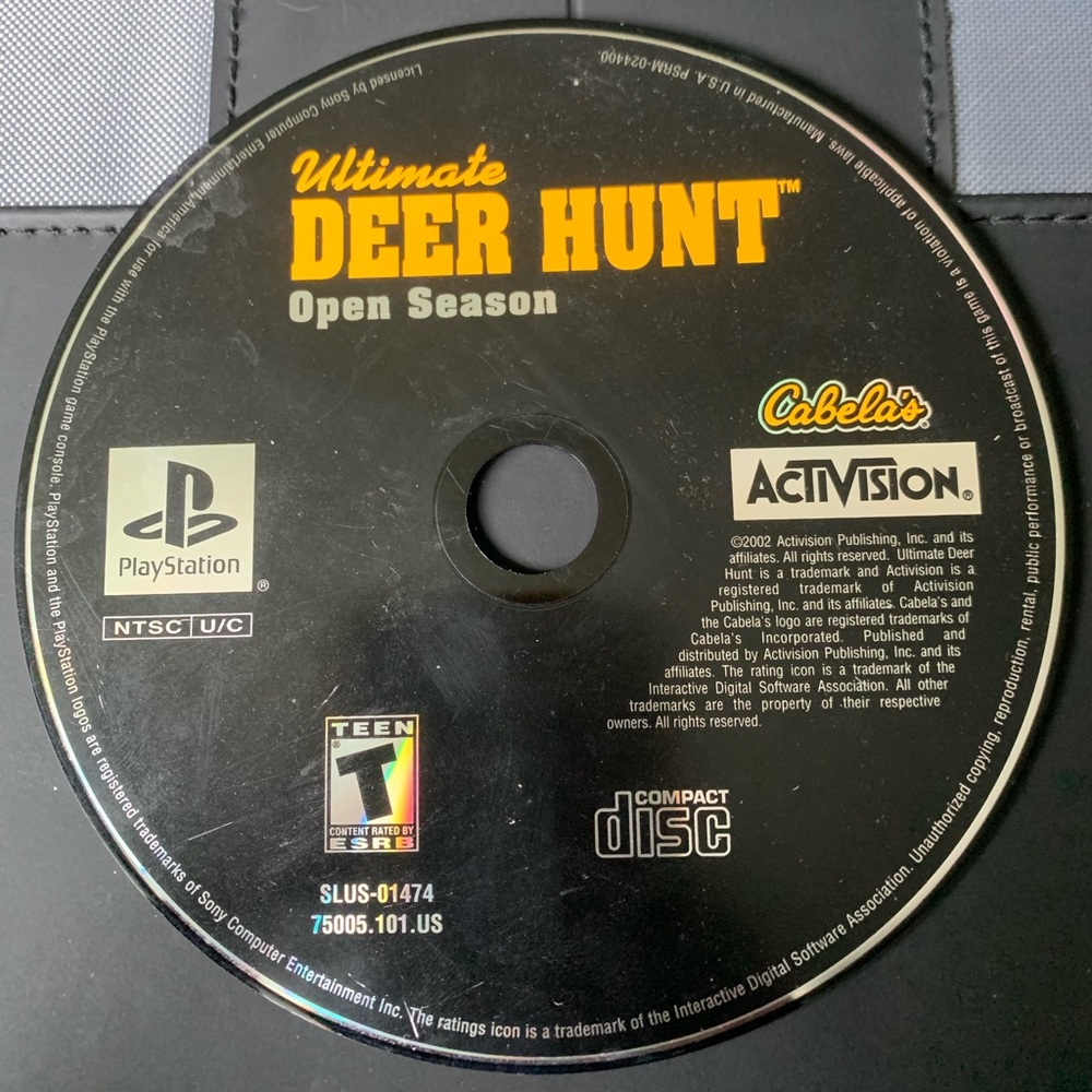 Cabelas Ultimate Deer Hunt Open Season PlayStation 1